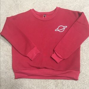 Wine Red Zaful Sweater